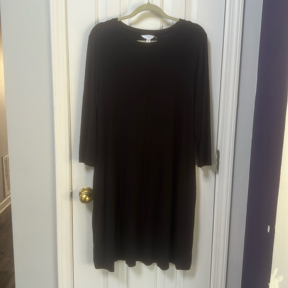 Basic 3/4 Length Sleeve XXL Tried & Tru Shift Dress